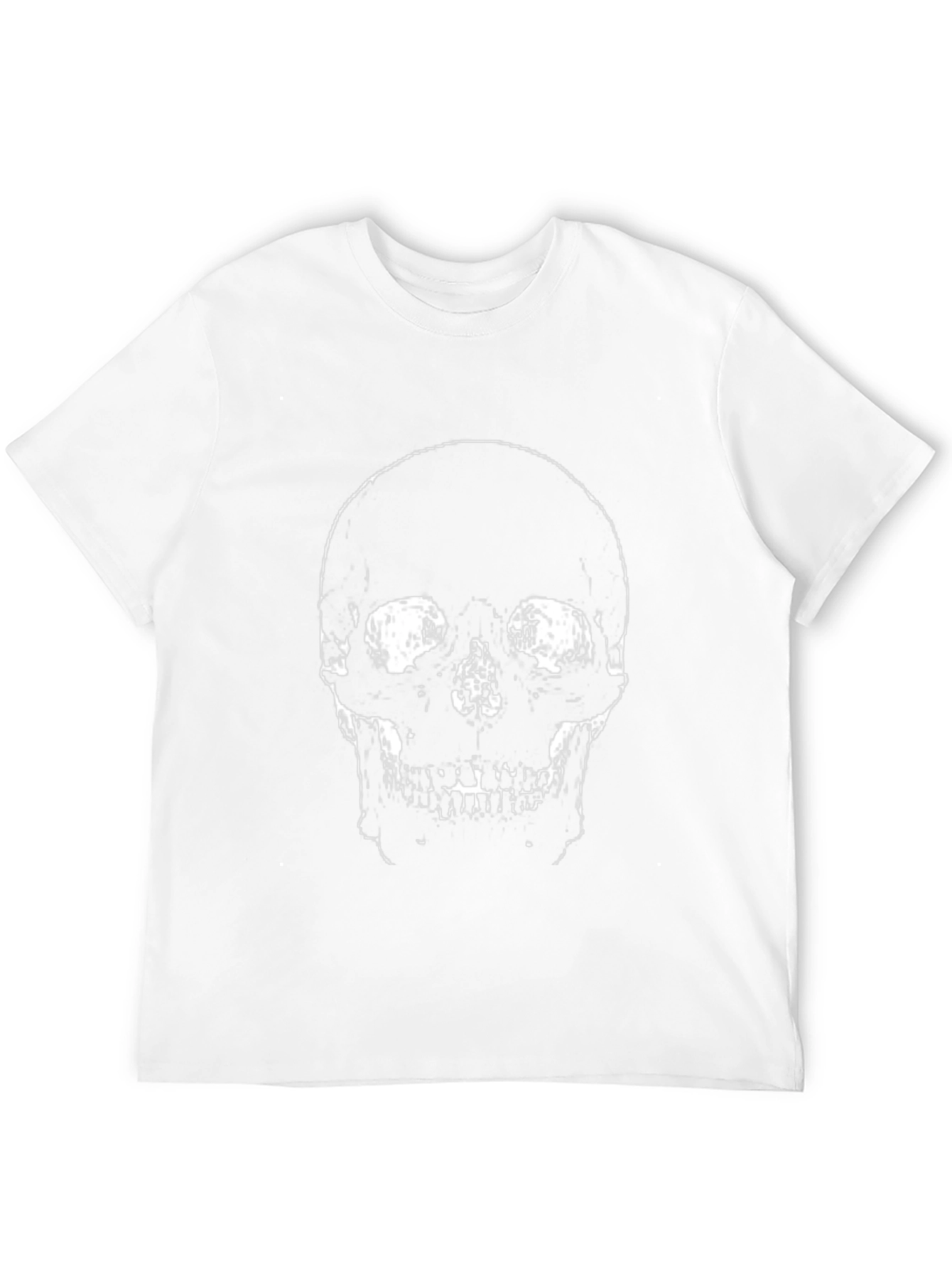 Skull Graphic T-Shirt - Black Cotton Tee