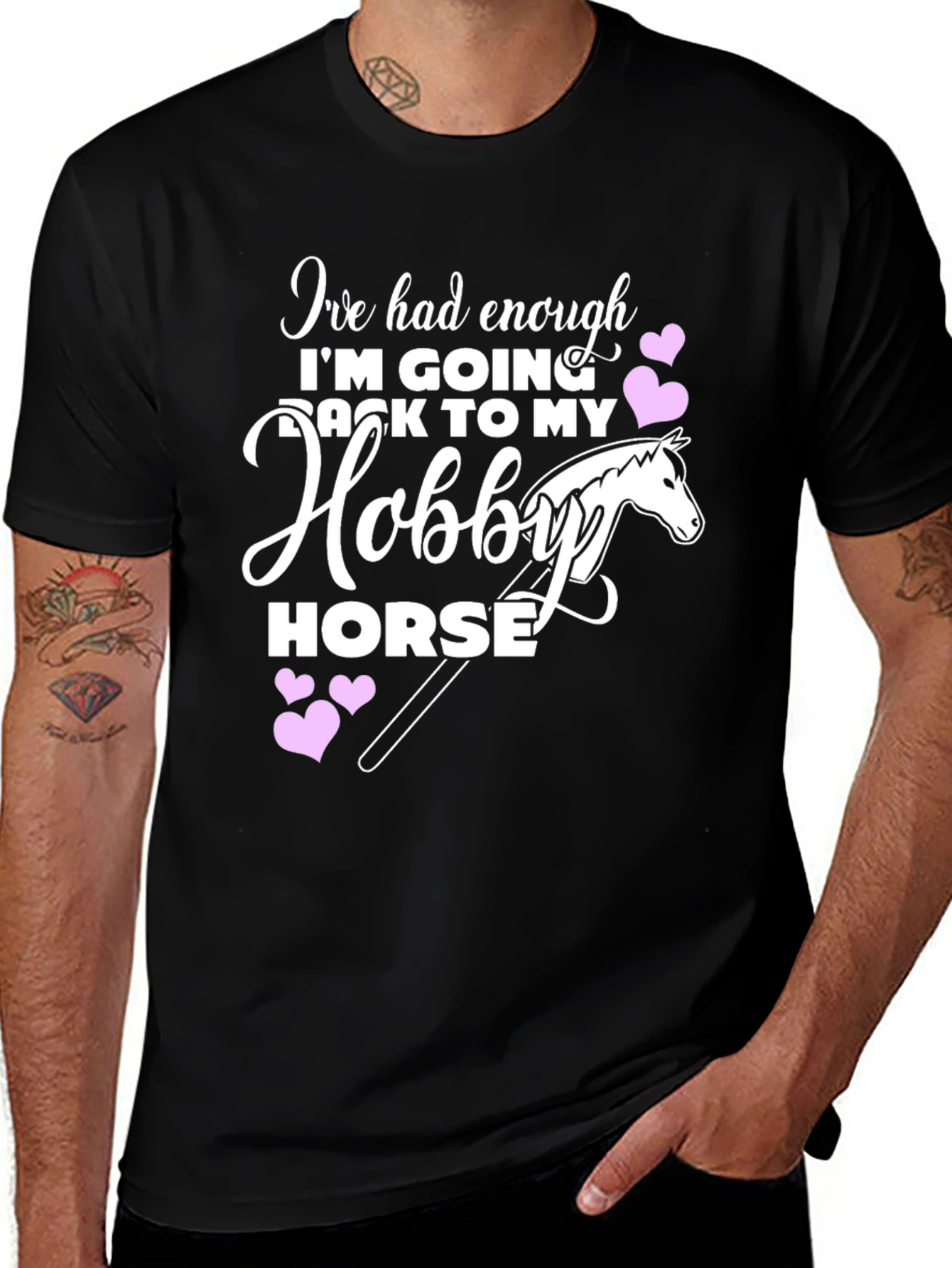 Hobby Horse T-Shirt - Adult Humor Tee