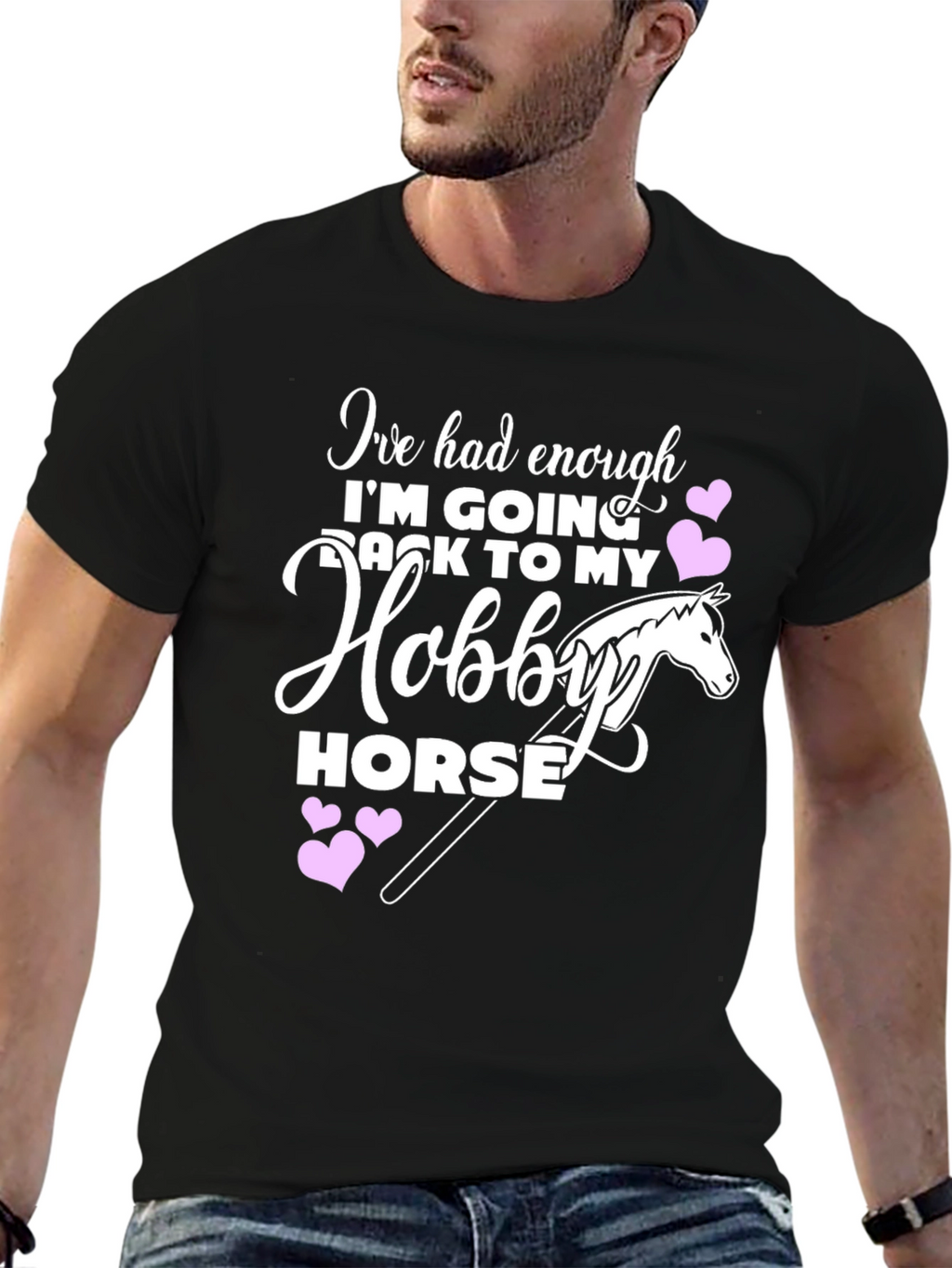 Hobby Horse T-Shirt - Adult Humor Tee
