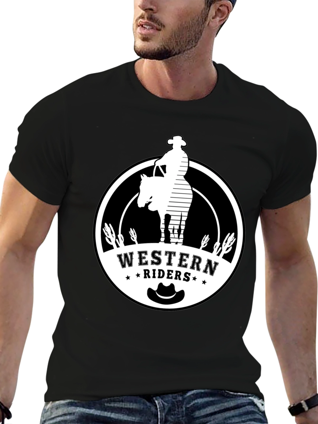 Western Riders Graphic T-Shirt - Cowboy Style