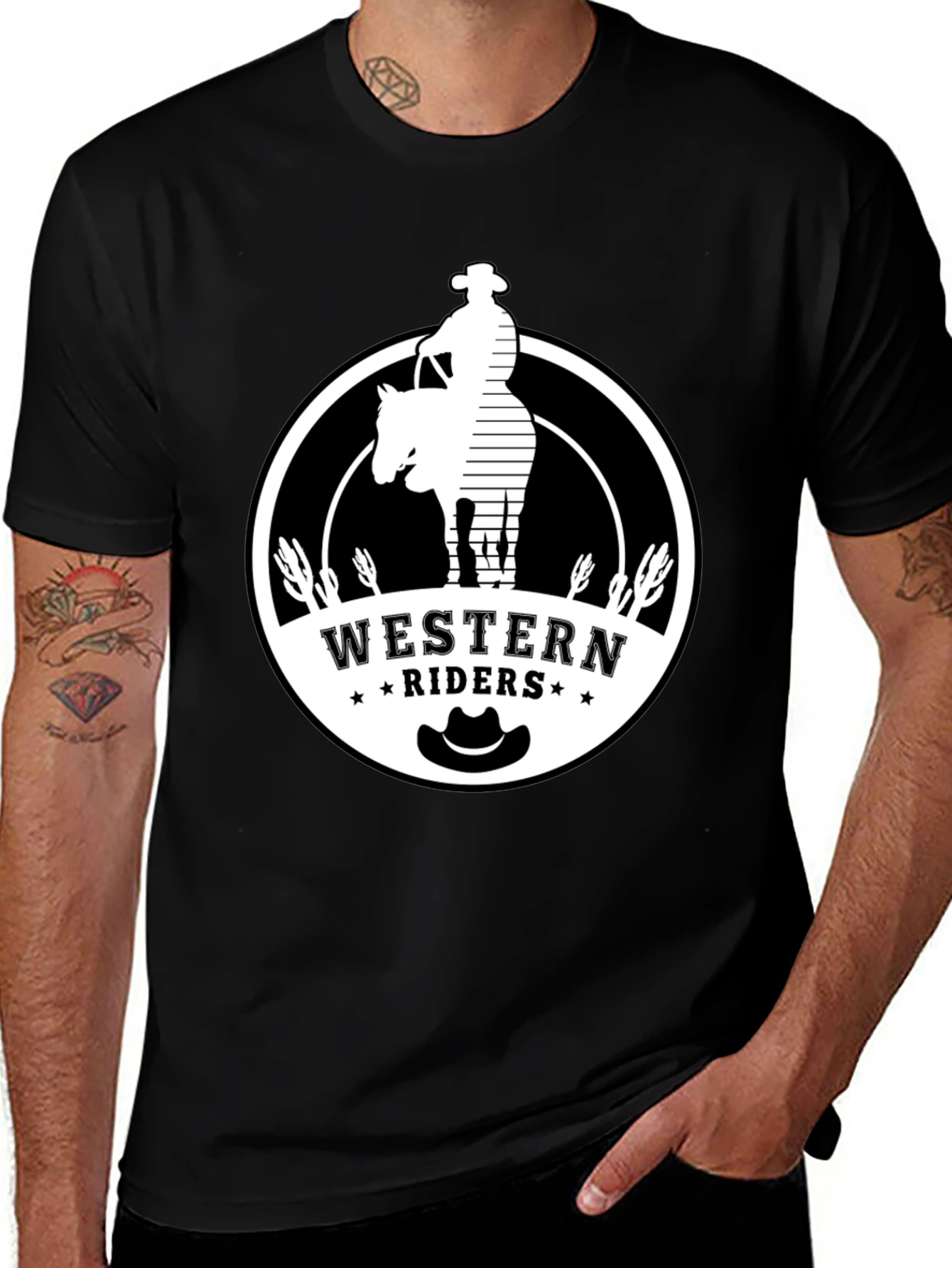 Western Riders Graphic T-Shirt - Cowboy Style