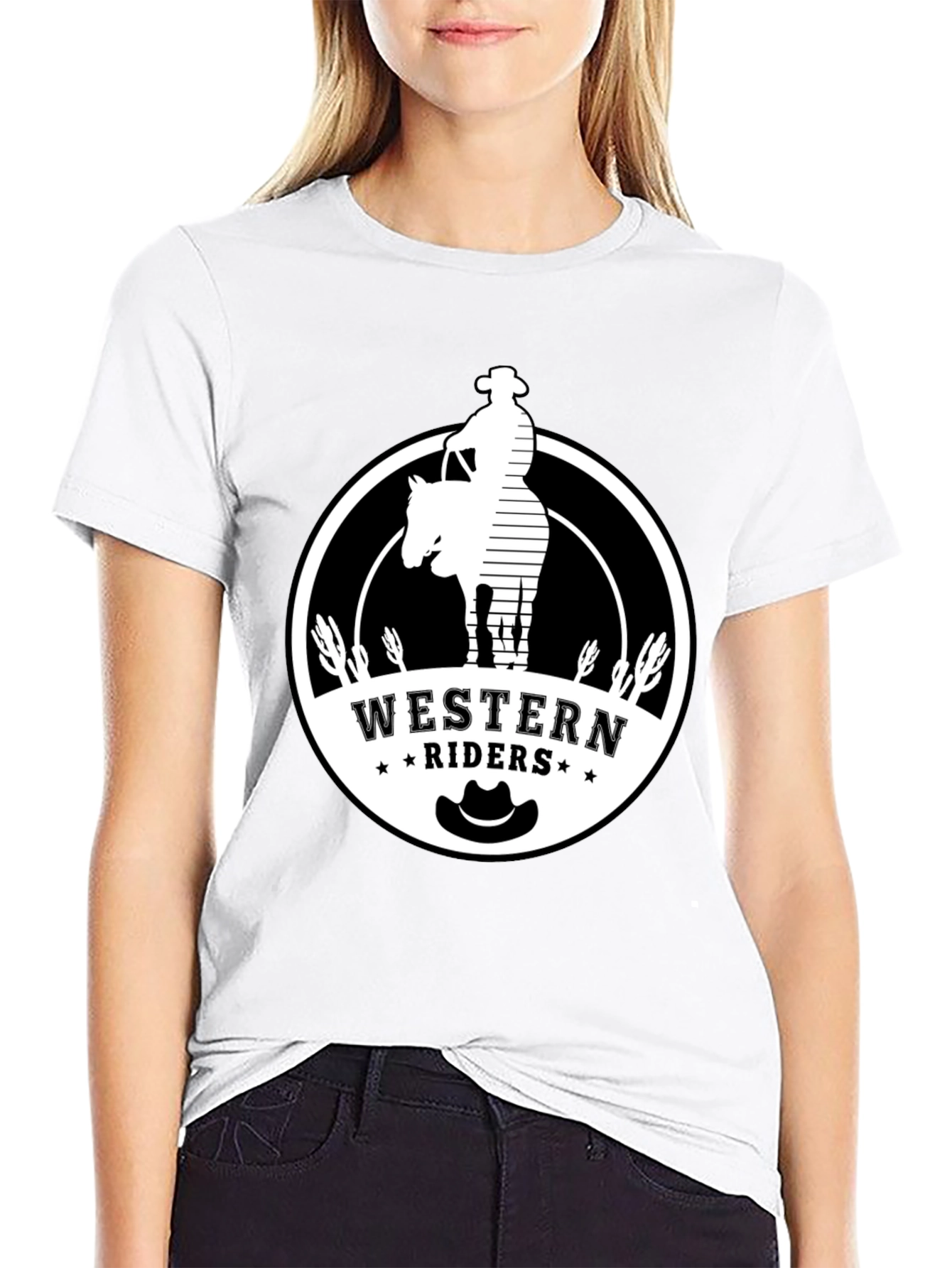 Western Riders Graphic T-Shirt - Cowboy Style