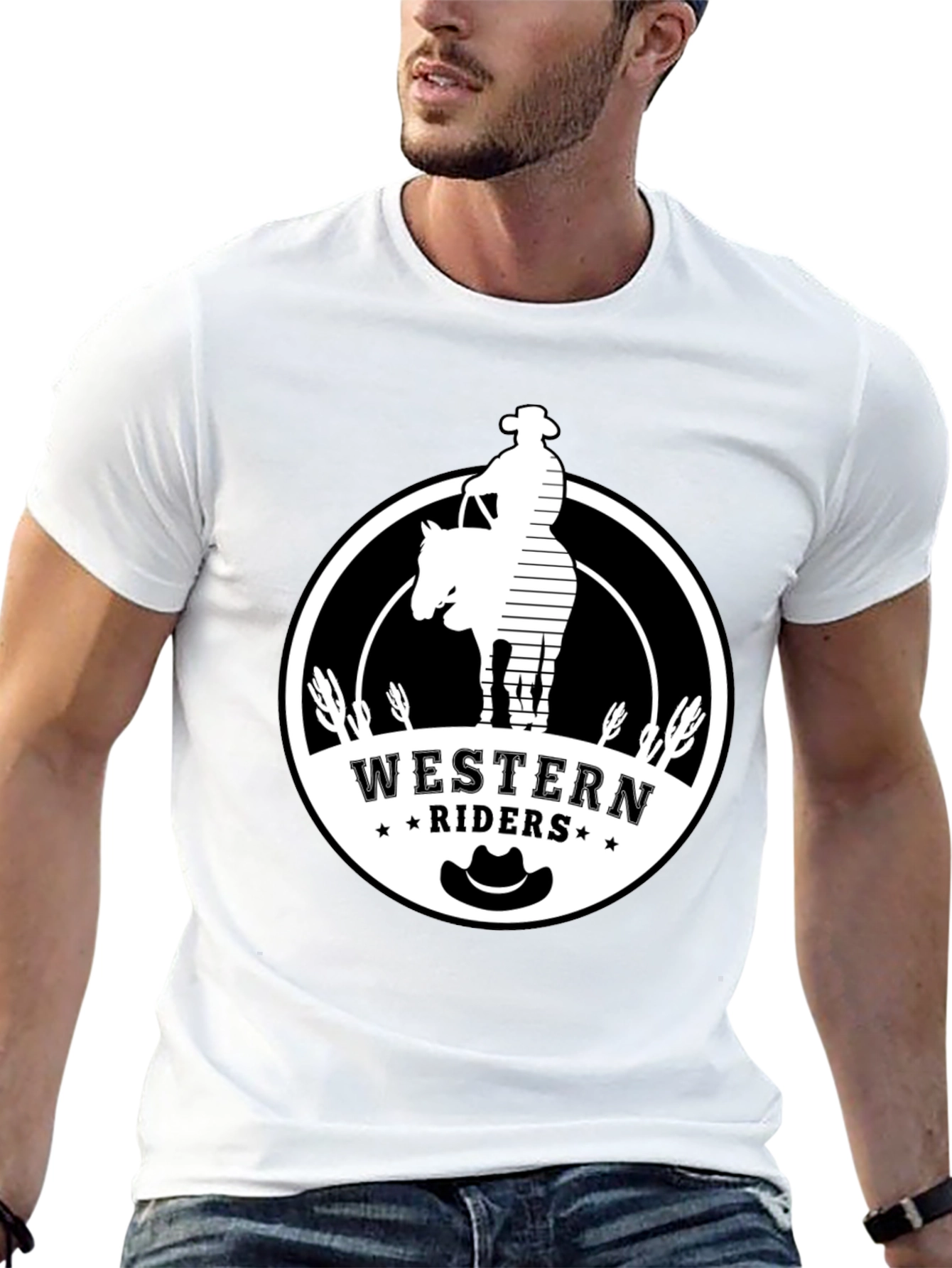 Western Riders Graphic T-Shirt - Cowboy Style