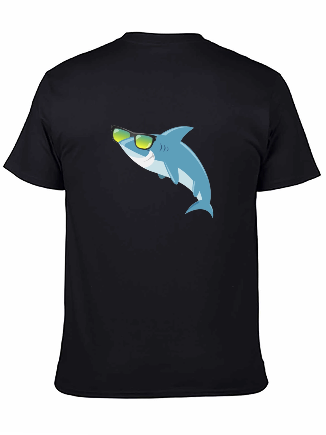 Cool Shark Graphic Black T-Shirt