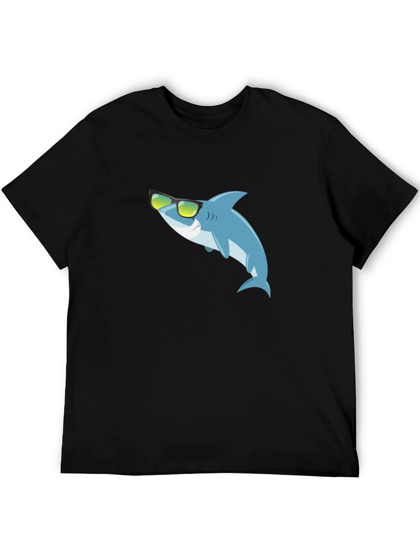 Cool Shark Graphic Black T-Shirt
