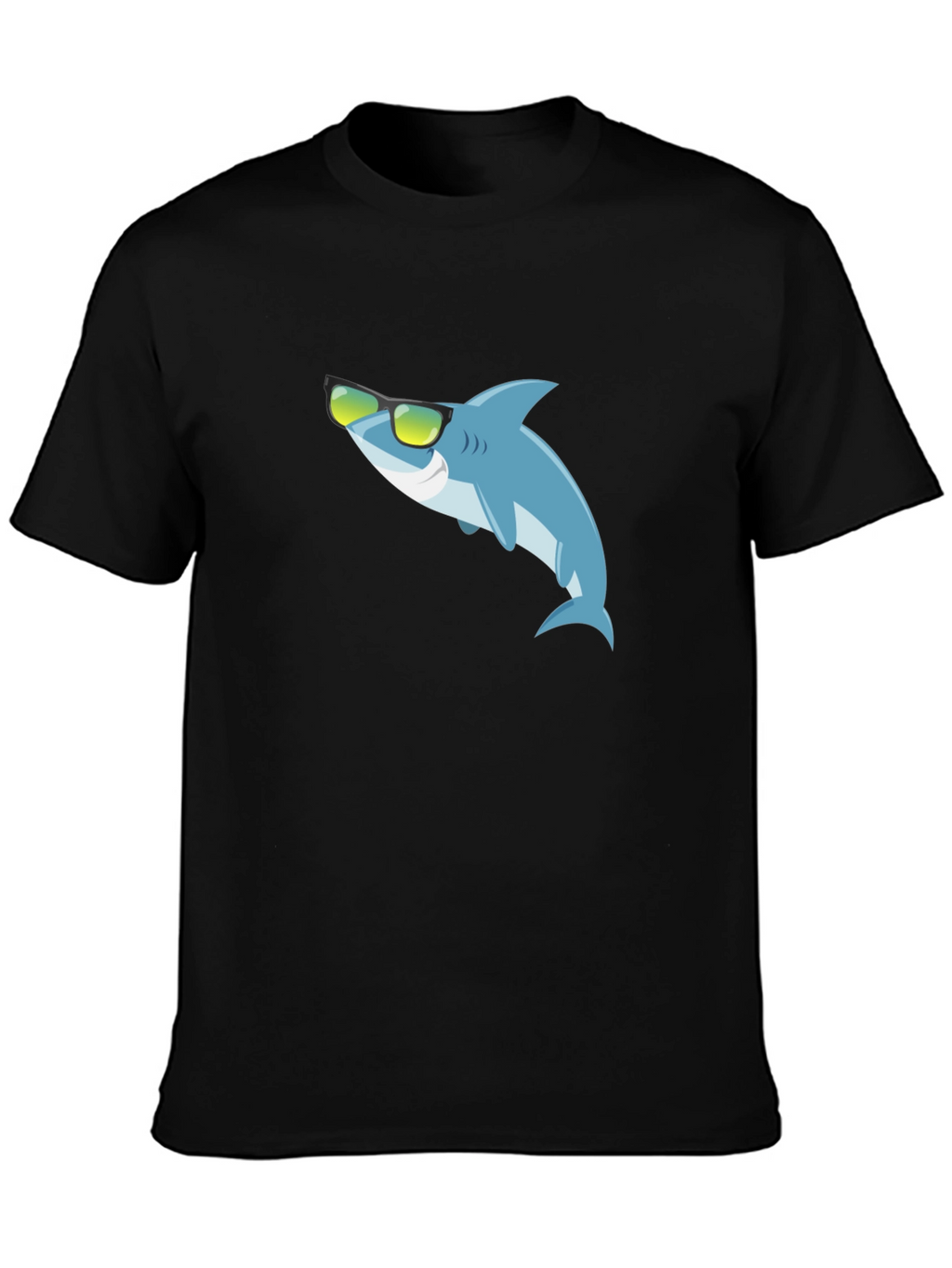 Cool Shark Graphic Black T-Shirt