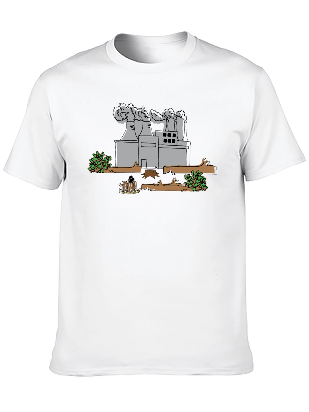Environmental Cartoon T-Shirt