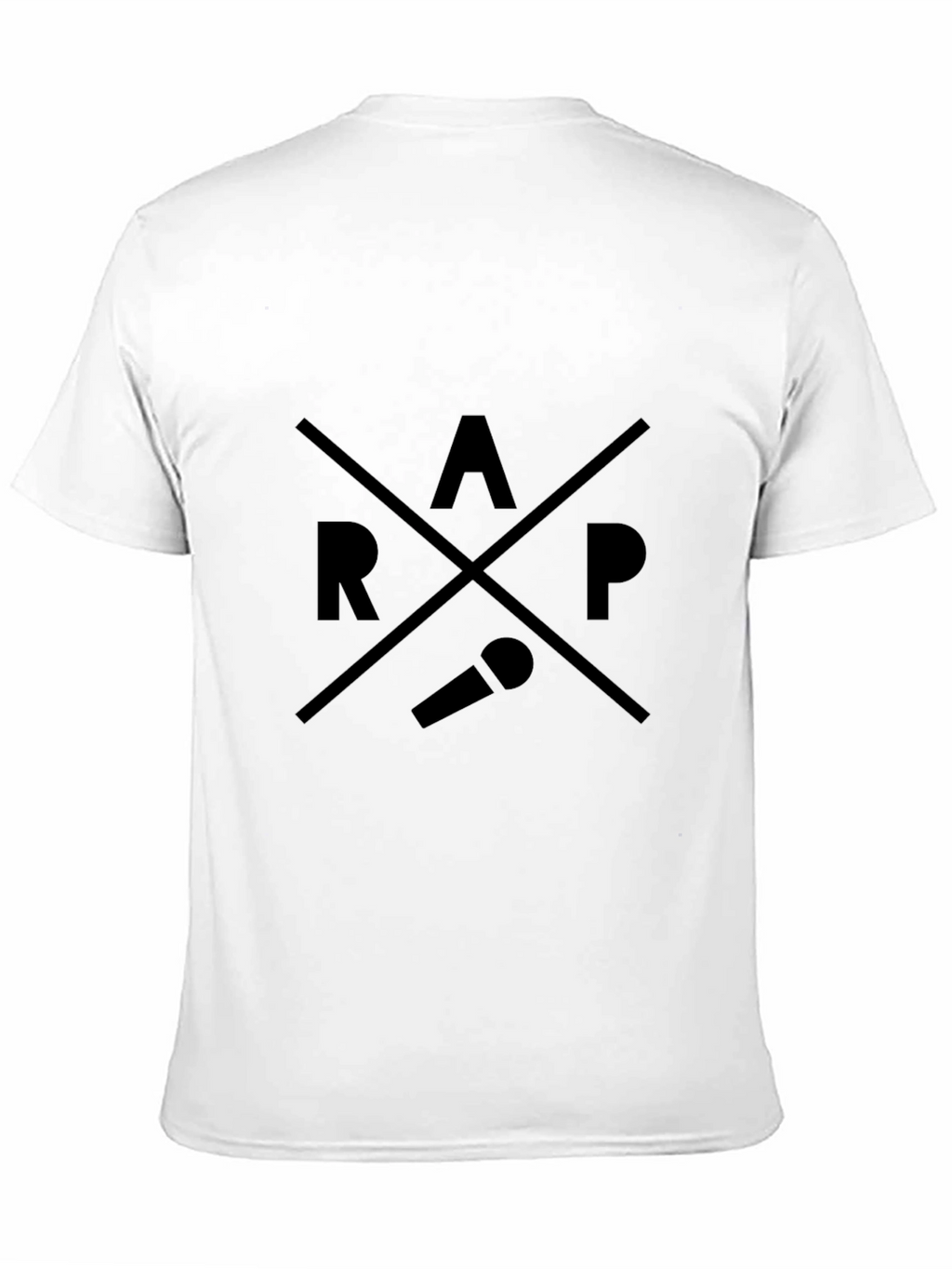 Black RAP Graphic T-Shirt