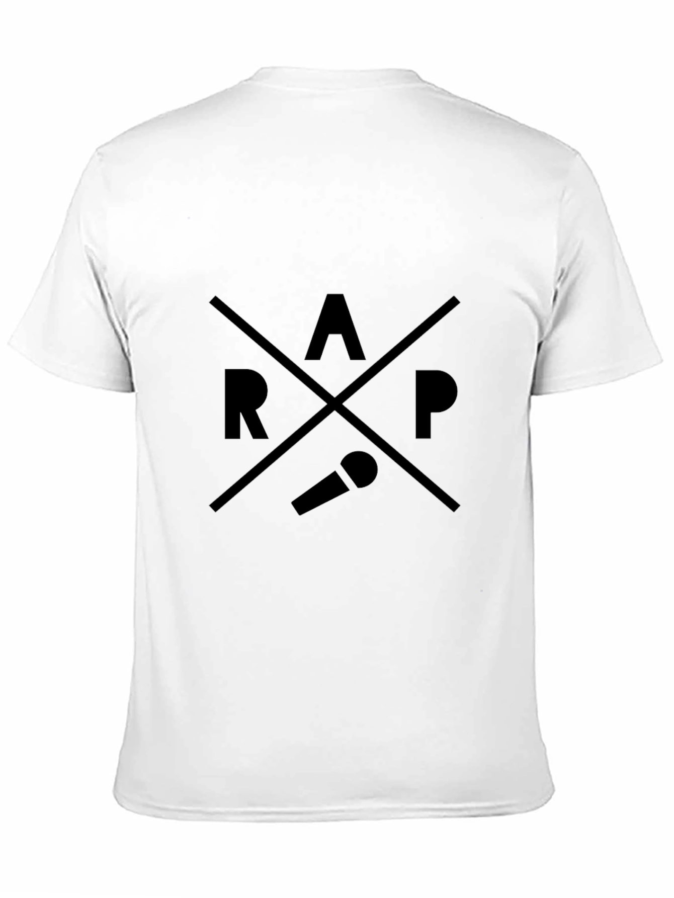 Black RAP Graphic T-Shirt