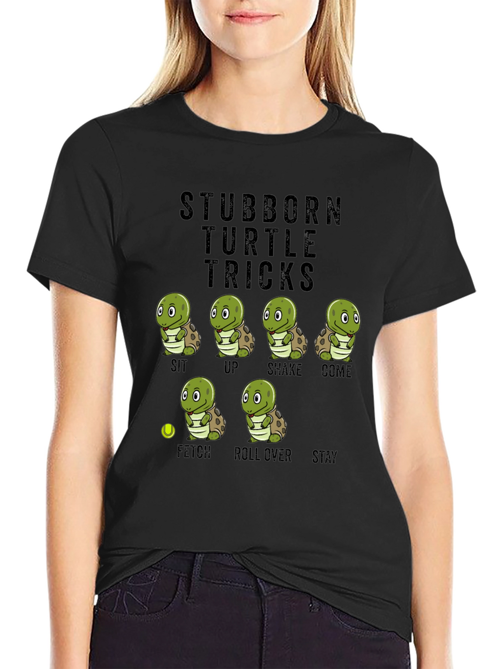 Stubborn Turtle Tricks T-Shirt