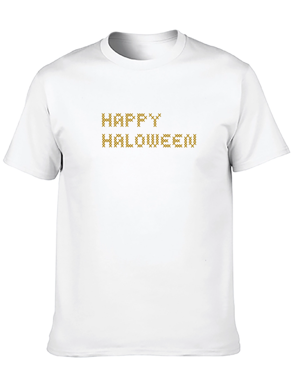Happy Haloween Cross Stitch T-Shirt