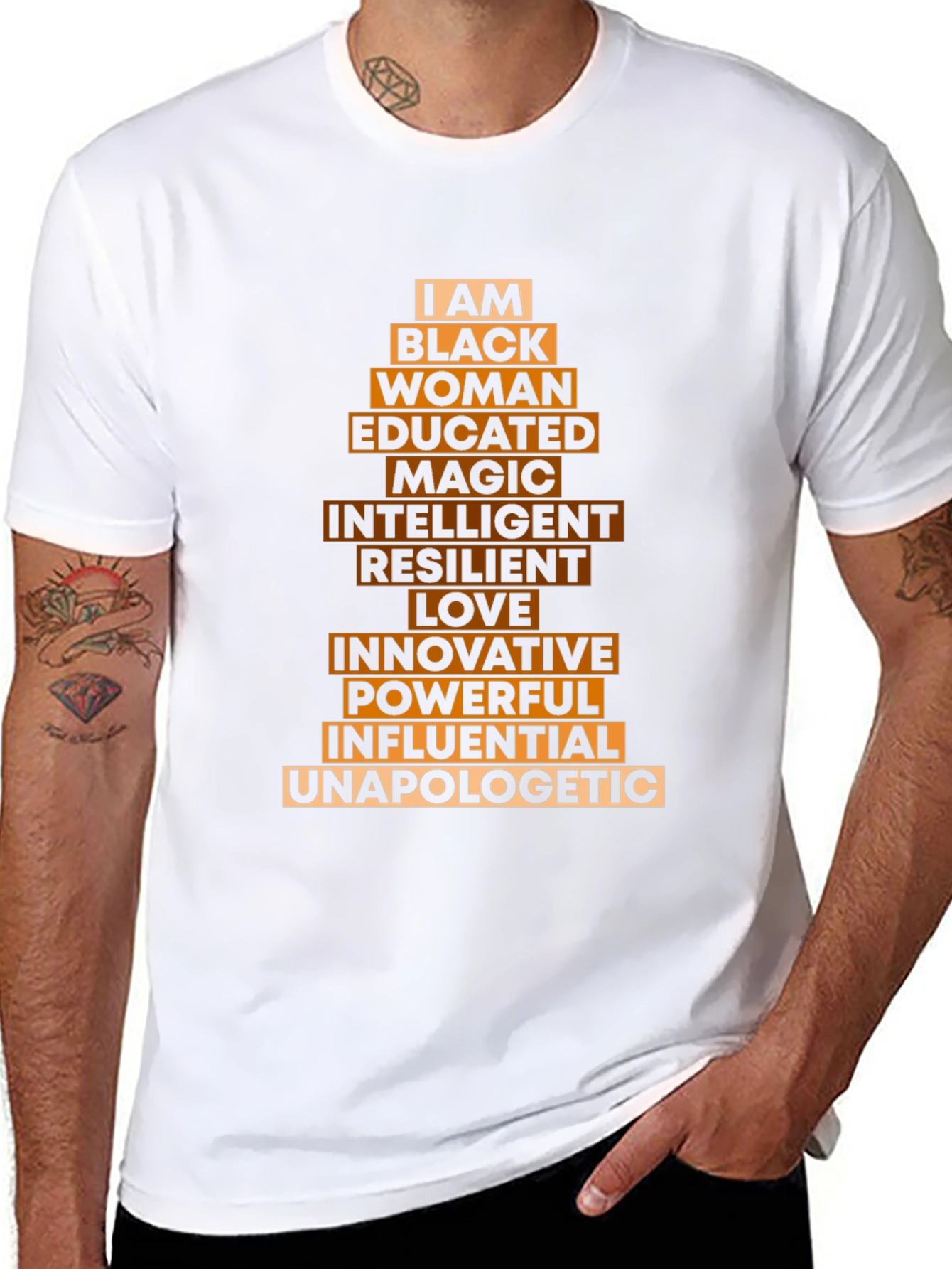 Black Woman Graphic T-Shirt - Empowering Statement Tee