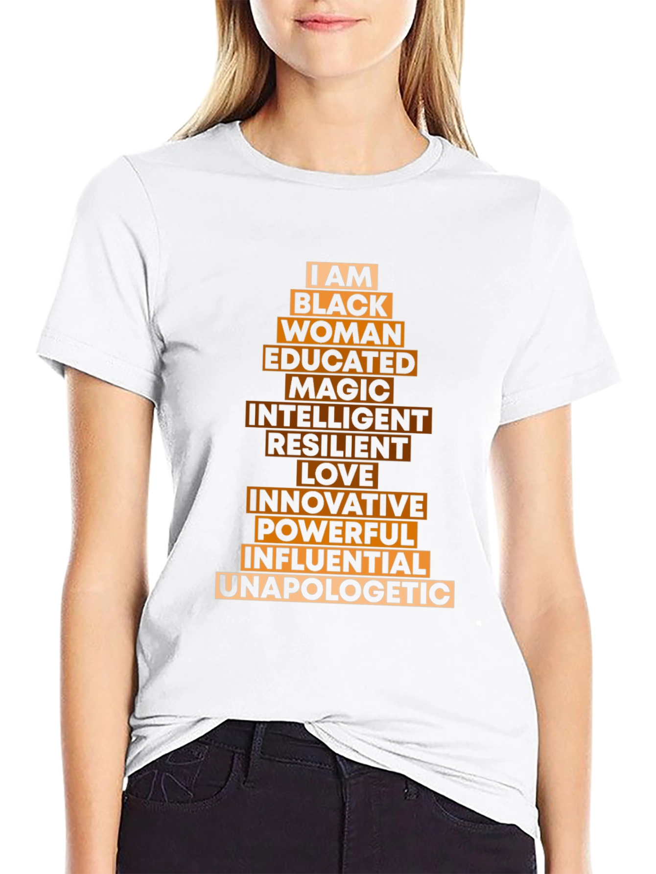 Black Woman Graphic T-Shirt - Empowering Statement Tee
