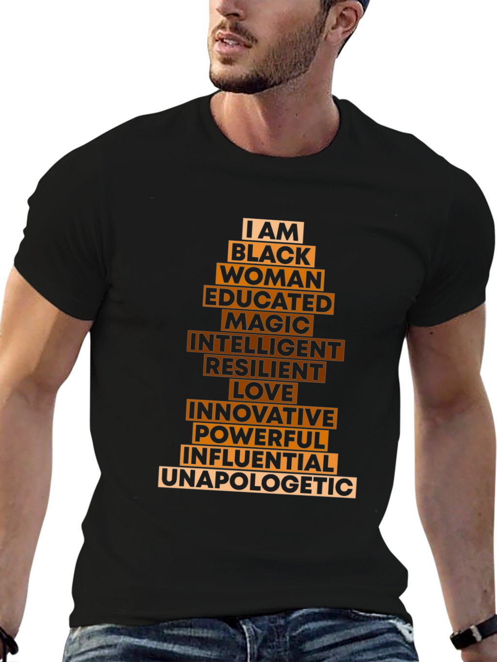 Black Woman Graphic T-Shirt - Empowering Statement Tee
