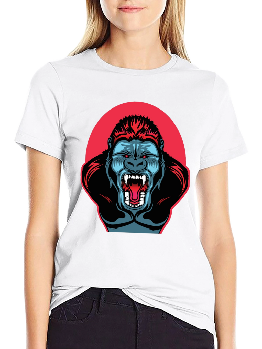 Gorilla Graphic T-Shirt - Mens Black Tee