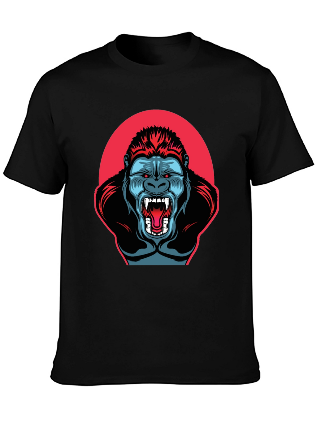 Gorilla Graphic T-Shirt - Mens Black Tee