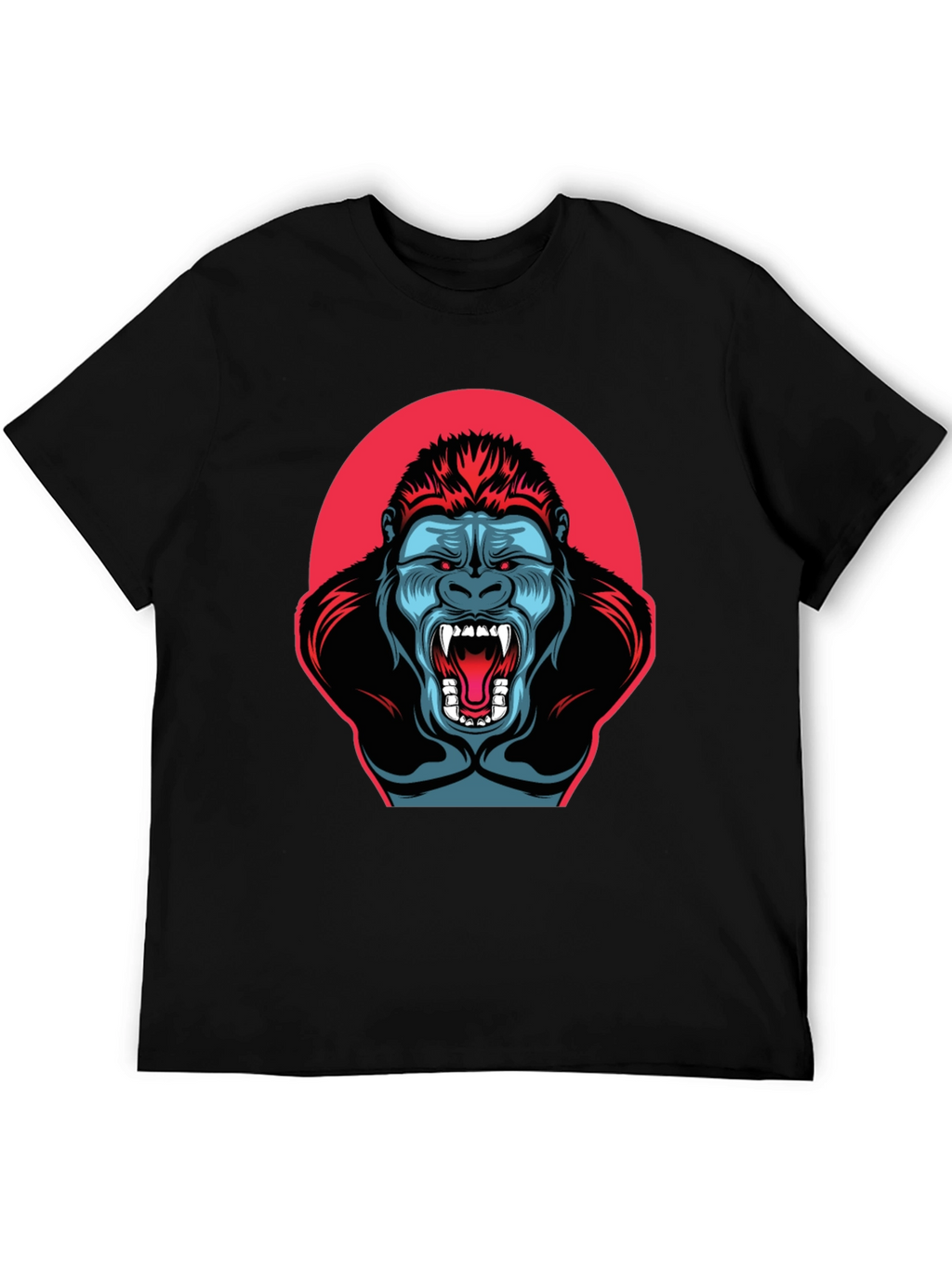 Gorilla Graphic T-Shirt - Mens Black Tee