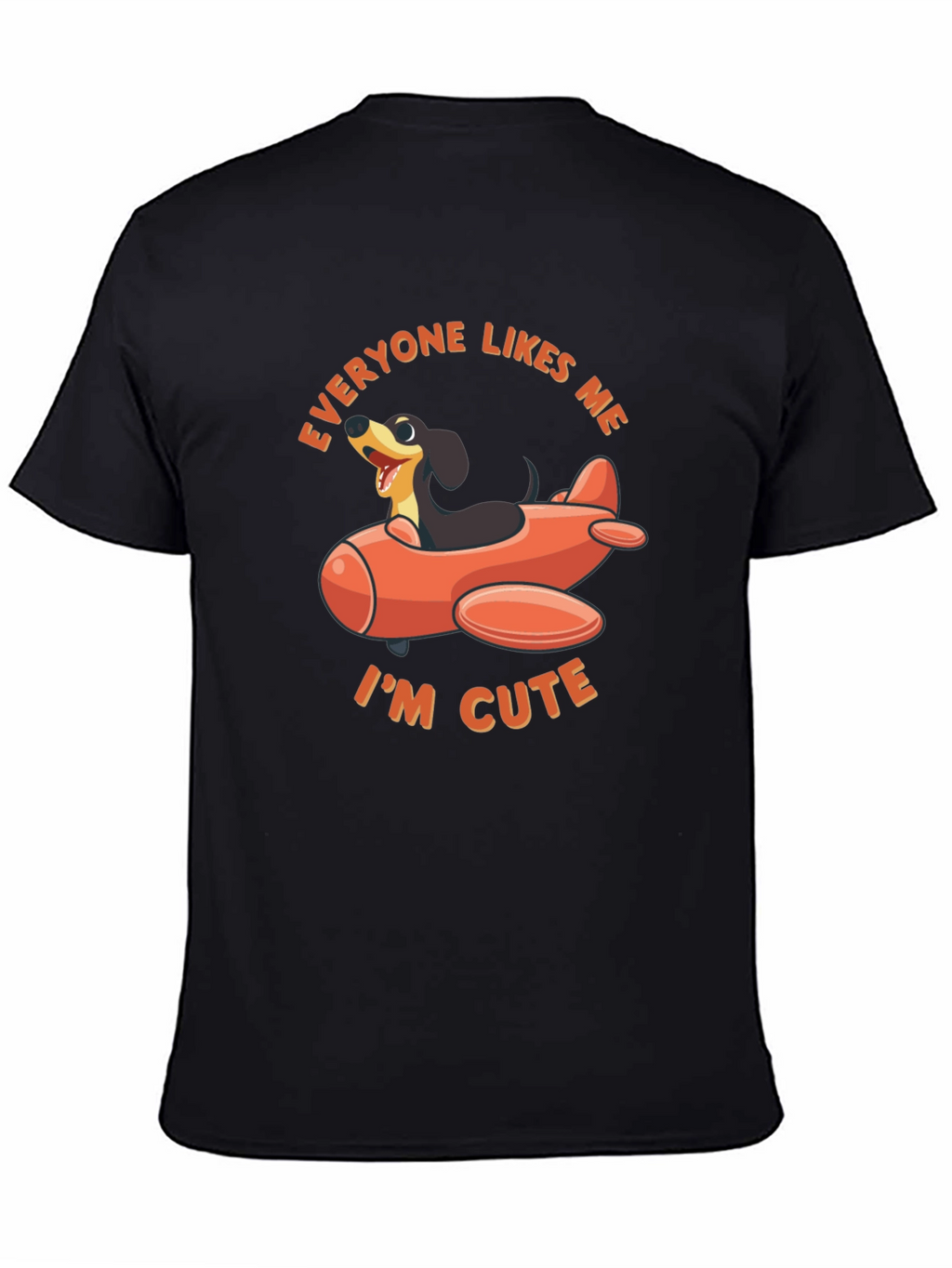 Cute Dog Airplane T-Shirt - Everyone Likes Me!