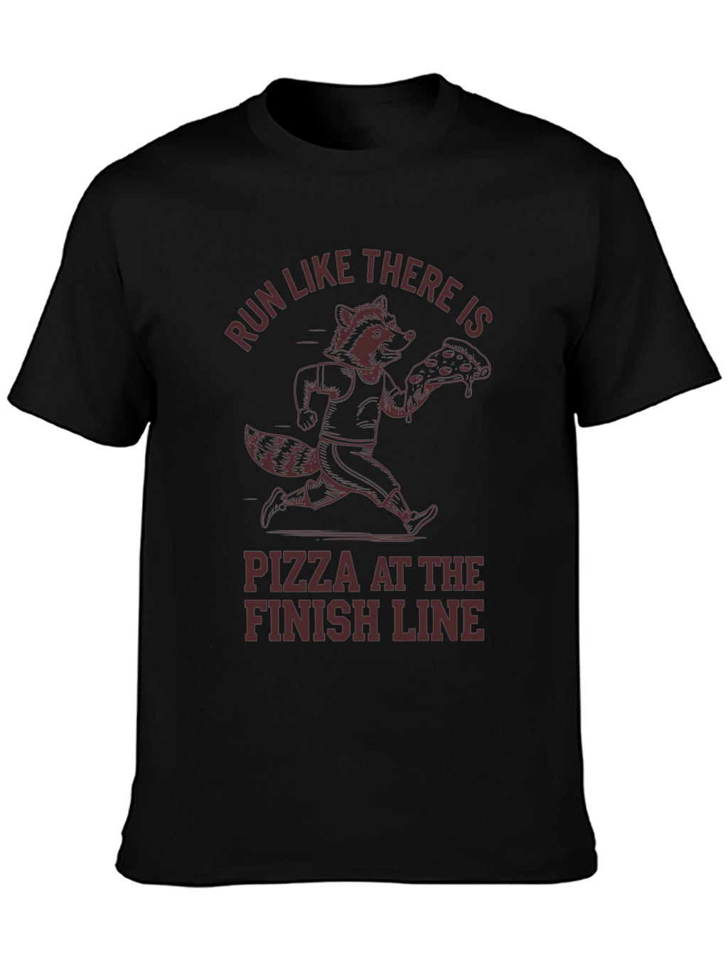 Run for Pizza Graphic T-Shirt