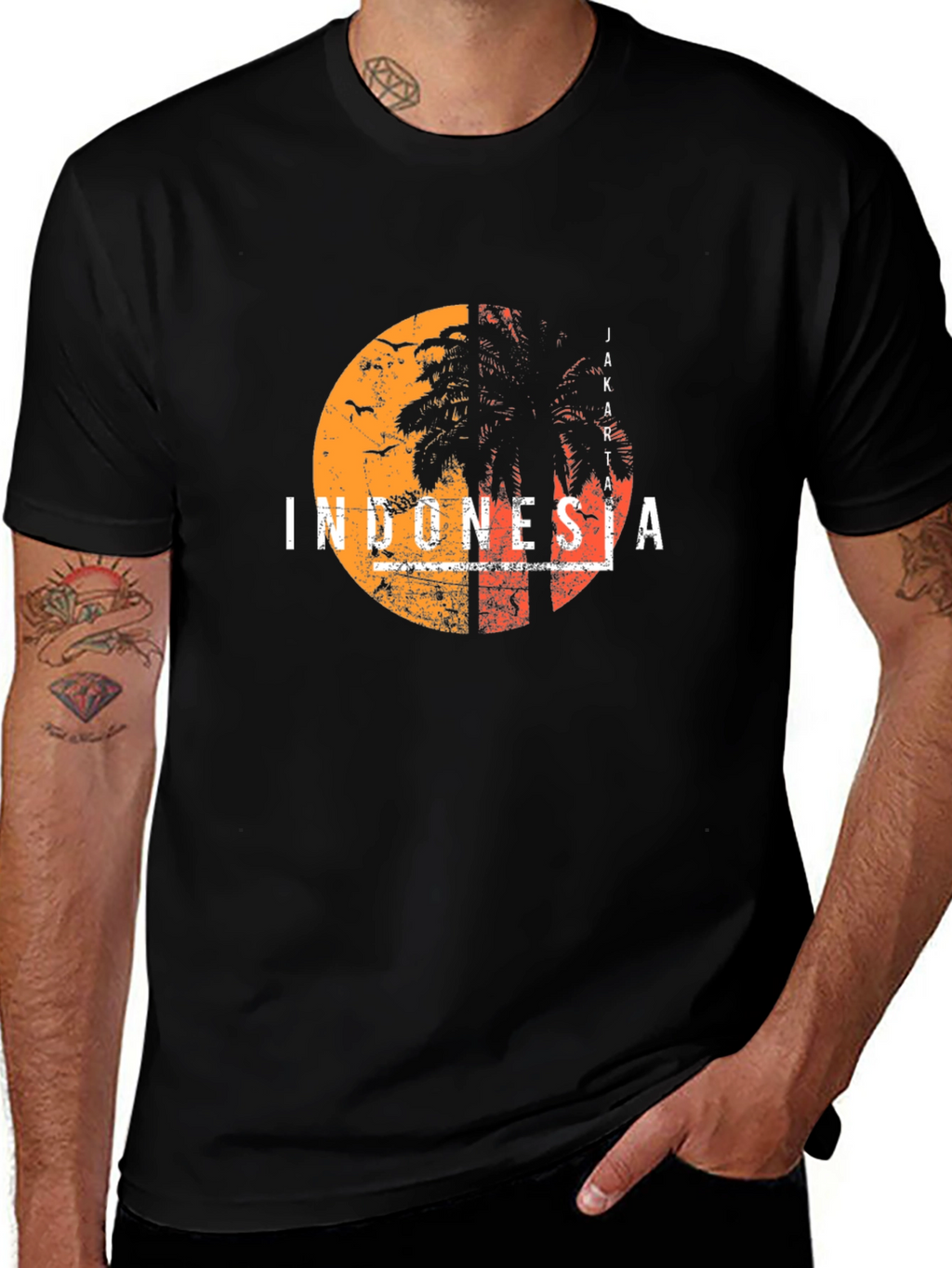 Indonesia Jakarta Graphic T-Shirt