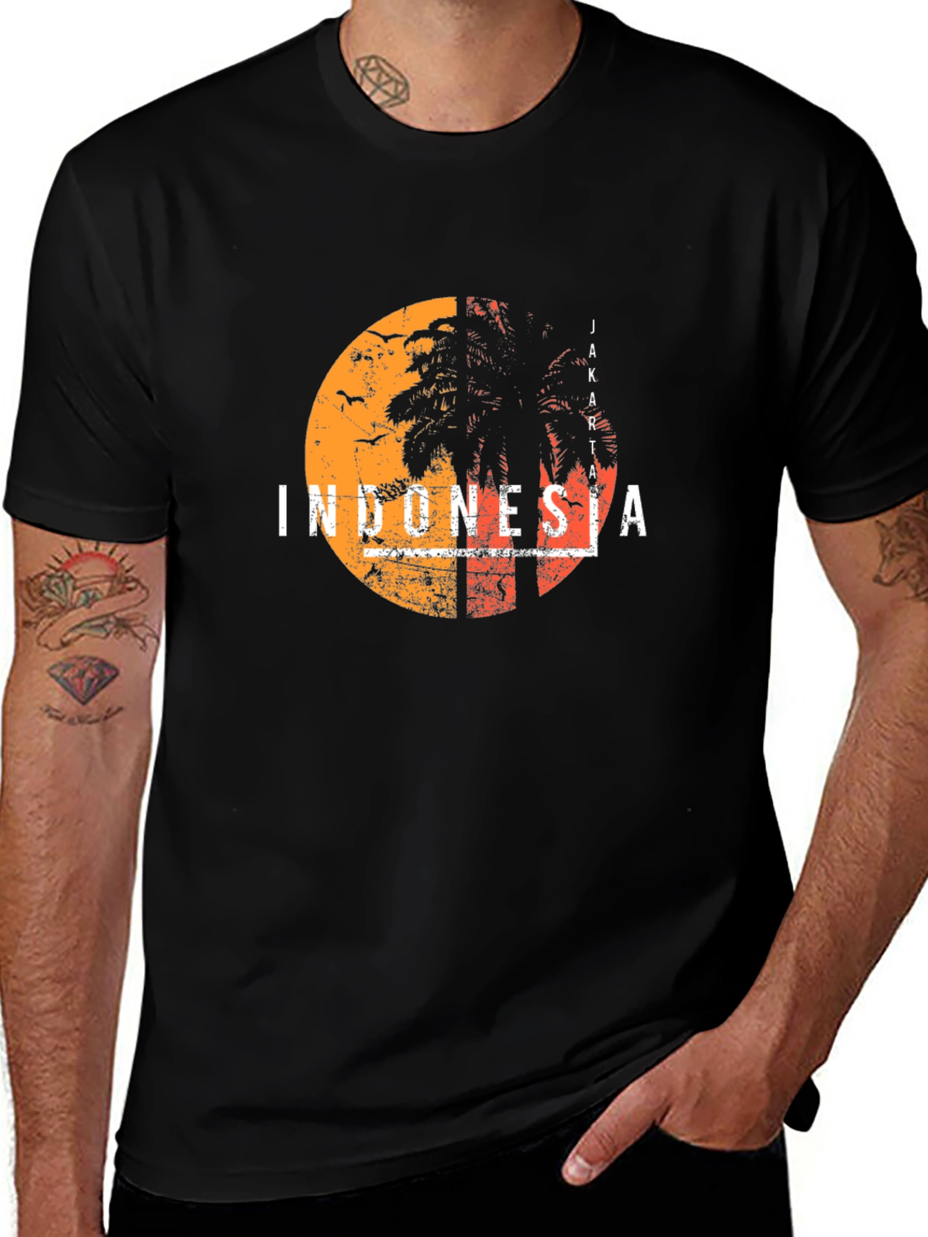 Indonesia Jakarta Graphic T-Shirt