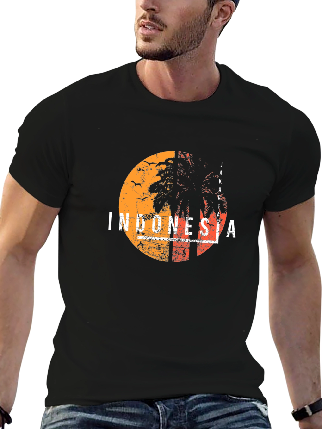Indonesia Jakarta Graphic T-Shirt