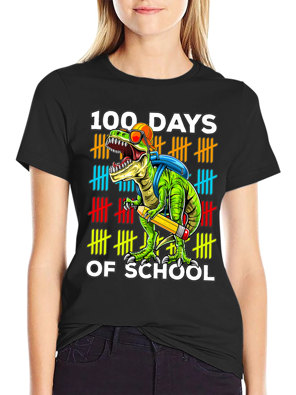 100 Days of School Dinosaur T-Shirt