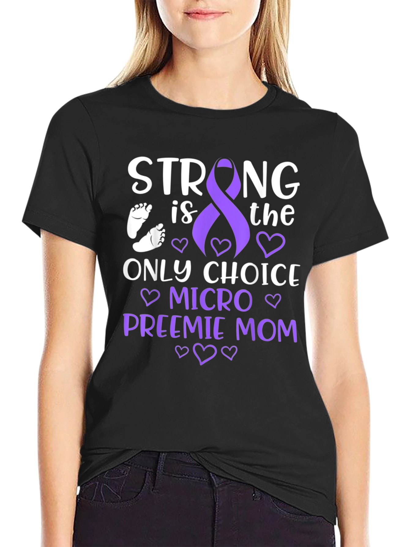 Strong Preemie Mom T-Shirt
