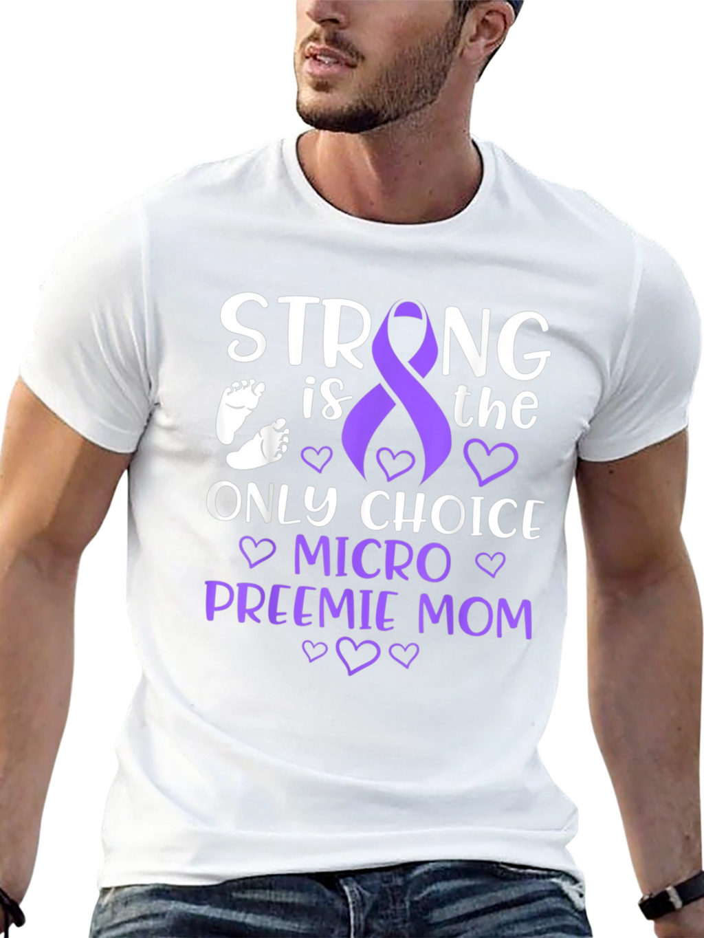 Strong Preemie Mom T-Shirt