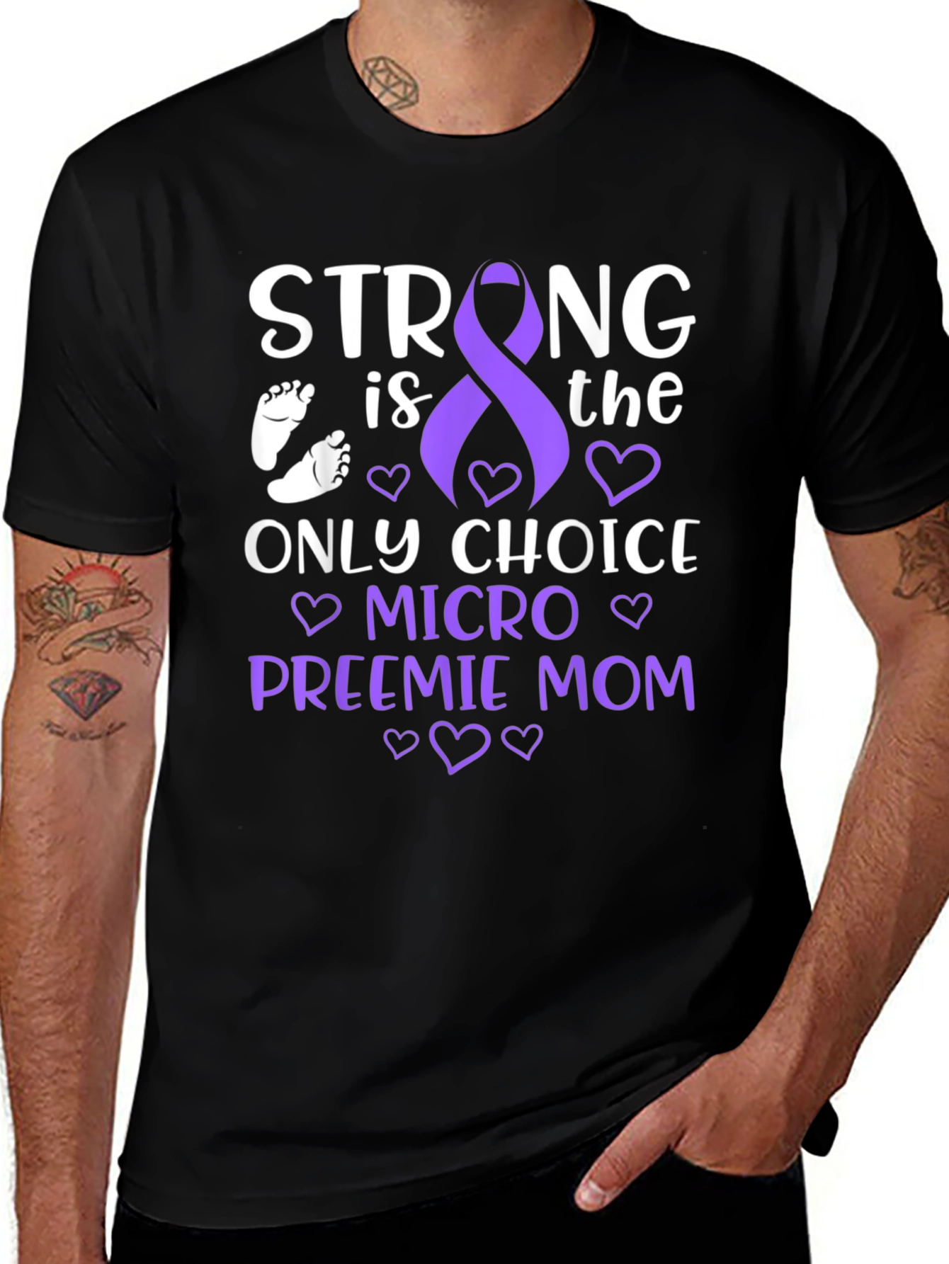 Strong Preemie Mom T-Shirt