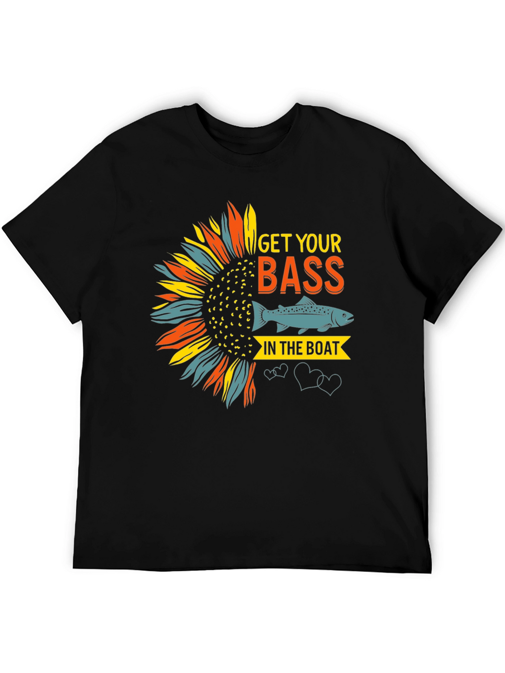 Get Your Bass In The Boat Graphic T-Shirt