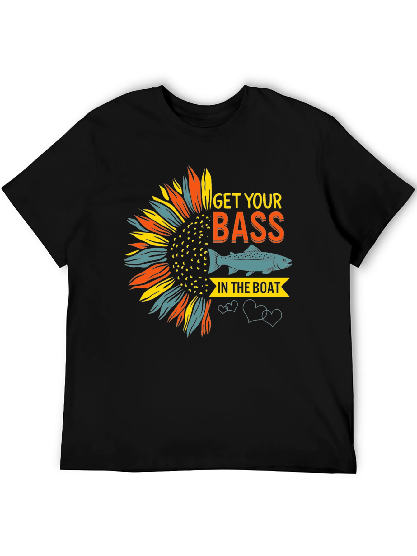Get Your Bass In The Boat Graphic T-Shirt
