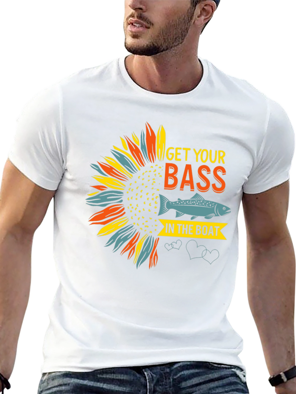 Get Your Bass In The Boat Graphic T-Shirt