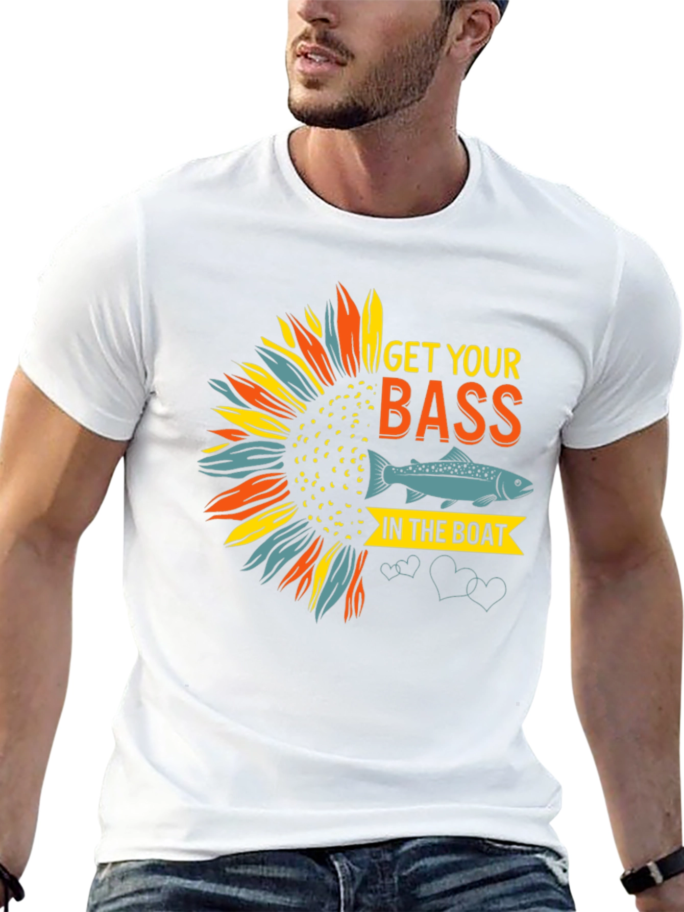Get Your Bass In The Boat Graphic T-Shirt