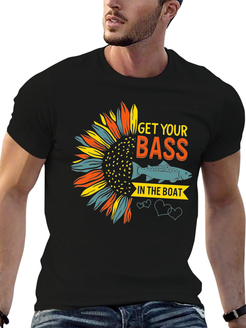 Get Your Bass In The Boat Graphic T-Shirt
