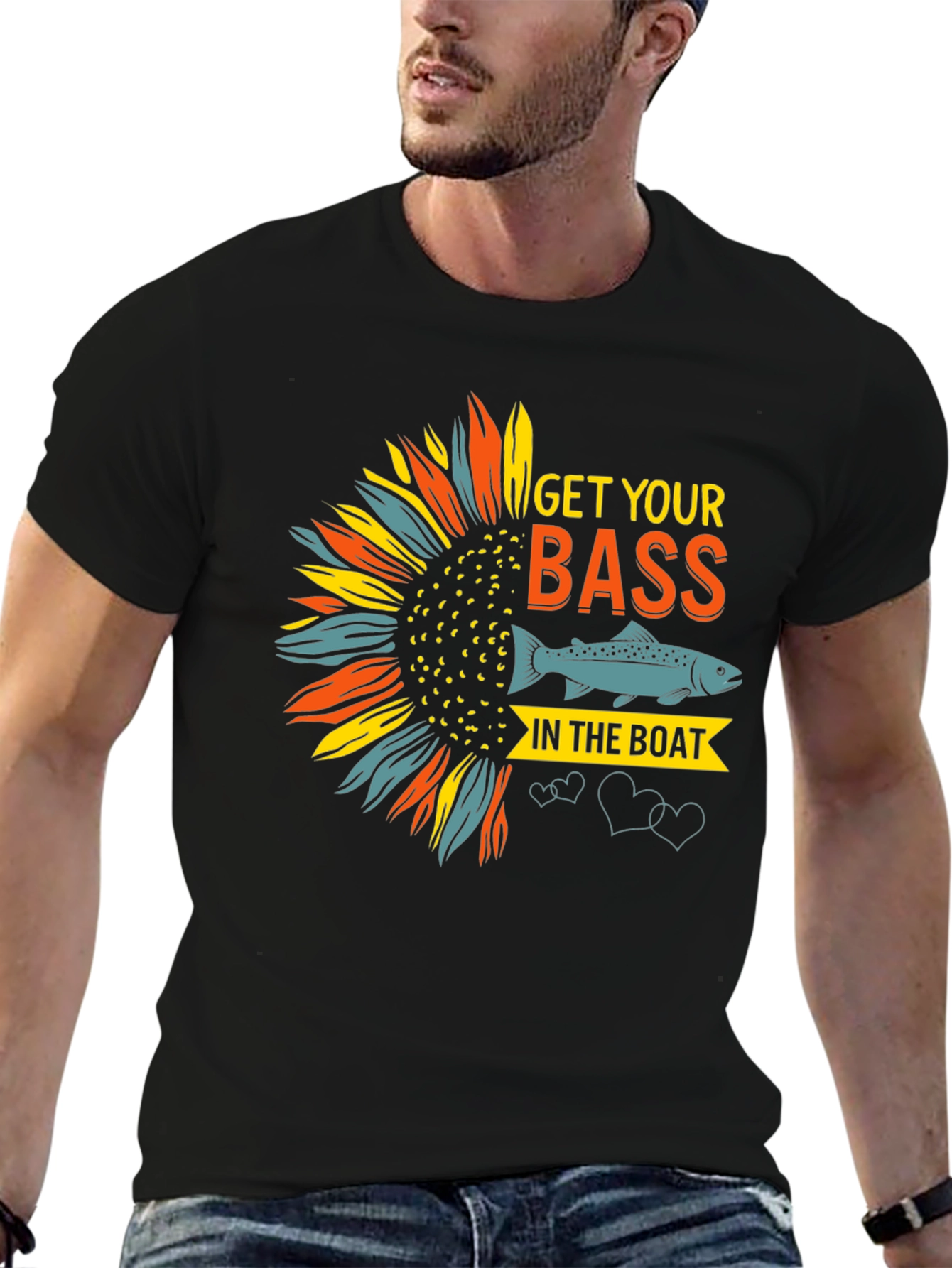 Get Your Bass In The Boat Graphic T-Shirt