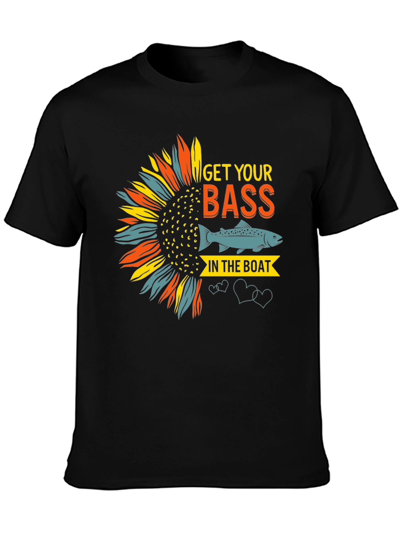 Get Your Bass In The Boat Graphic T-Shirt