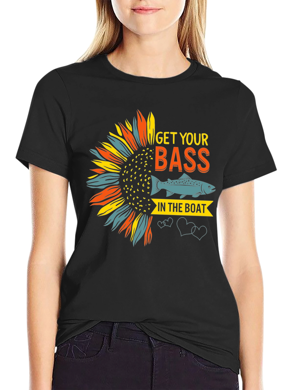 Get Your Bass In The Boat Graphic T-Shirt