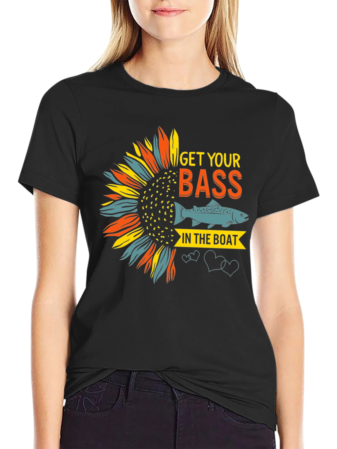 Get Your Bass In The Boat Graphic T-Shirt