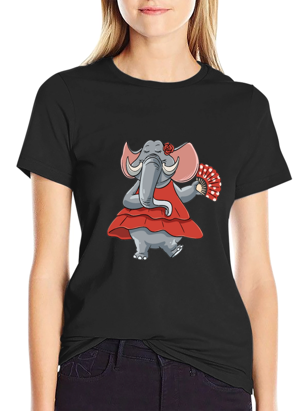 Dancing Elephant Graphic Tee