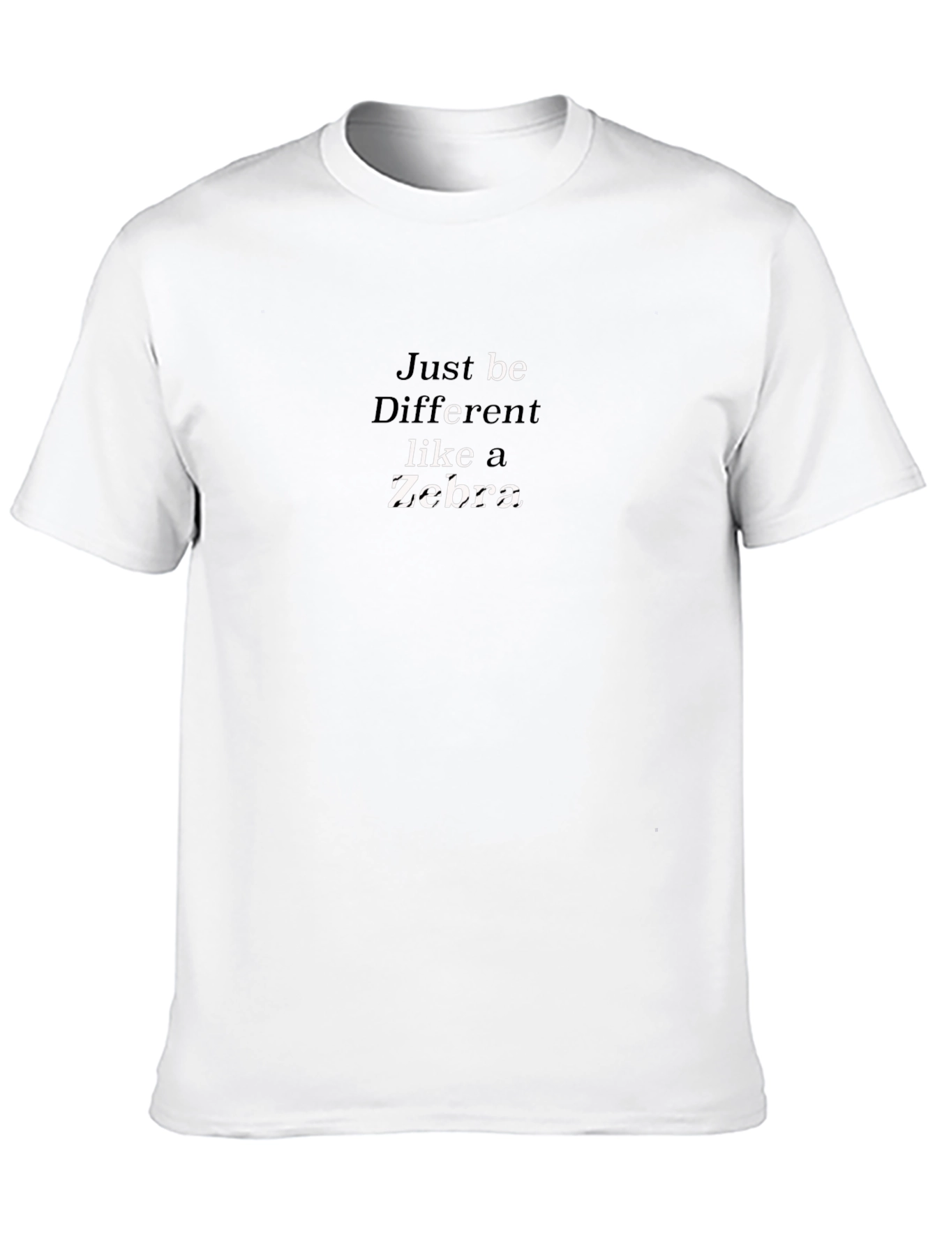Be Different Like a Zebra T-Shirt