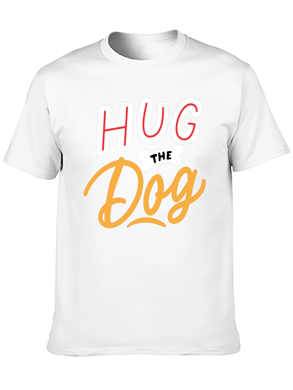 Hug The Dog Graphic T-Shirt