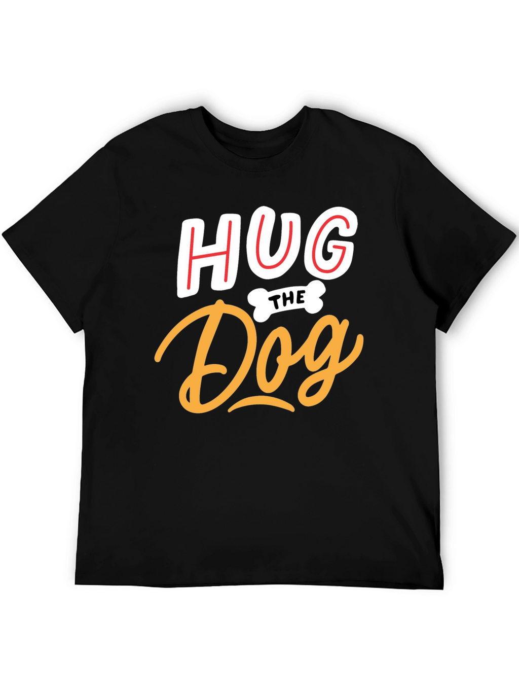 Hug The Dog Graphic T-Shirt