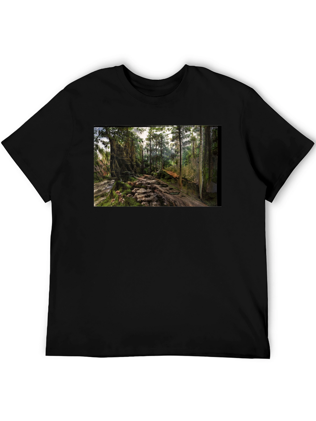 Forest Path Graphic Tee - Nature Lovers Shirt