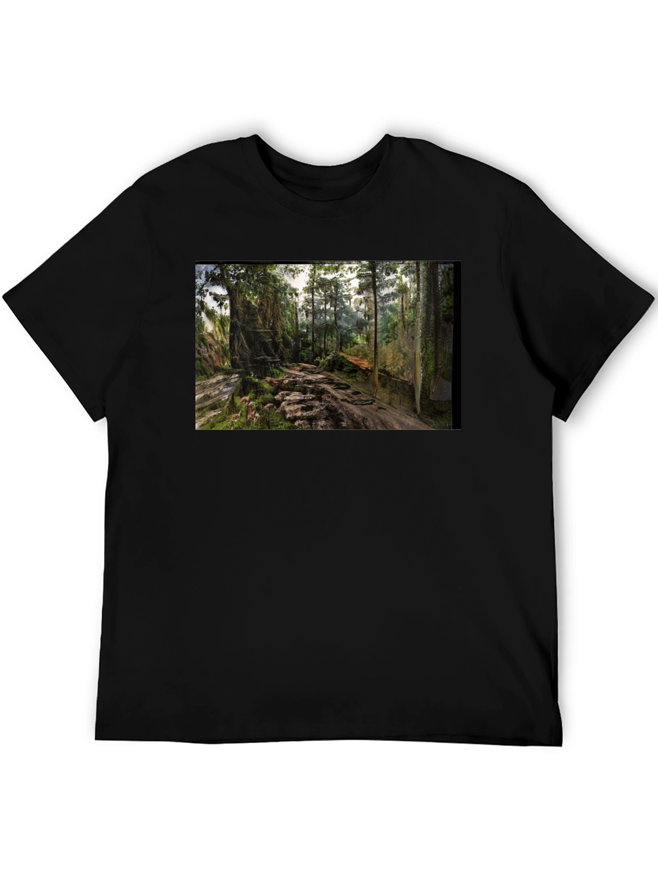 Forest Path Graphic Tee - Nature Lovers Shirt