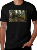 Forest Path Graphic Tee - Nature Lovers Shirt
