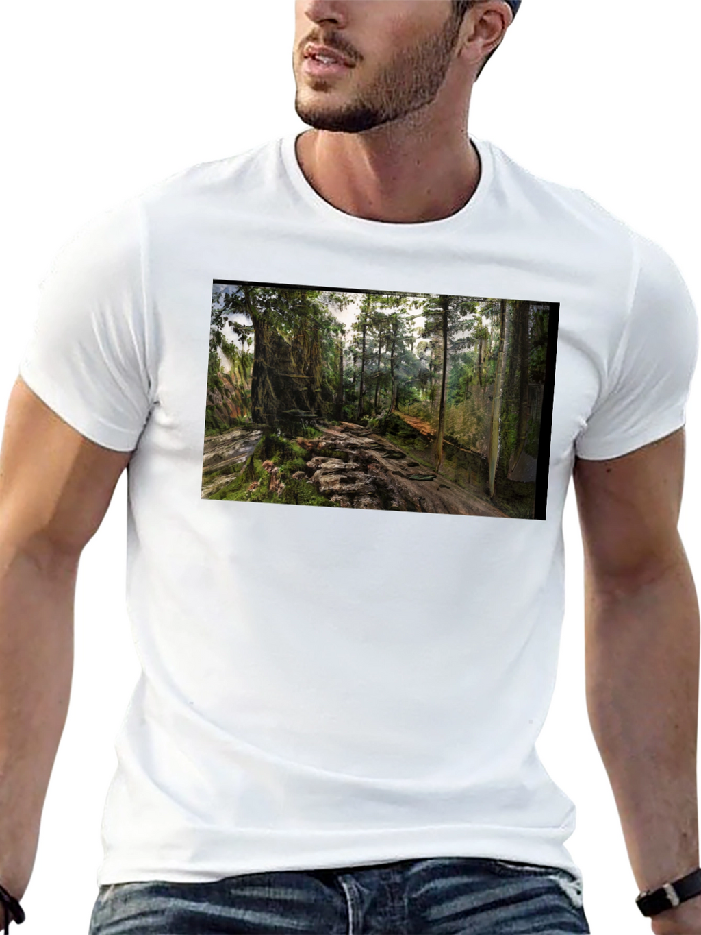 Forest Path Graphic Tee - Nature Lovers Shirt