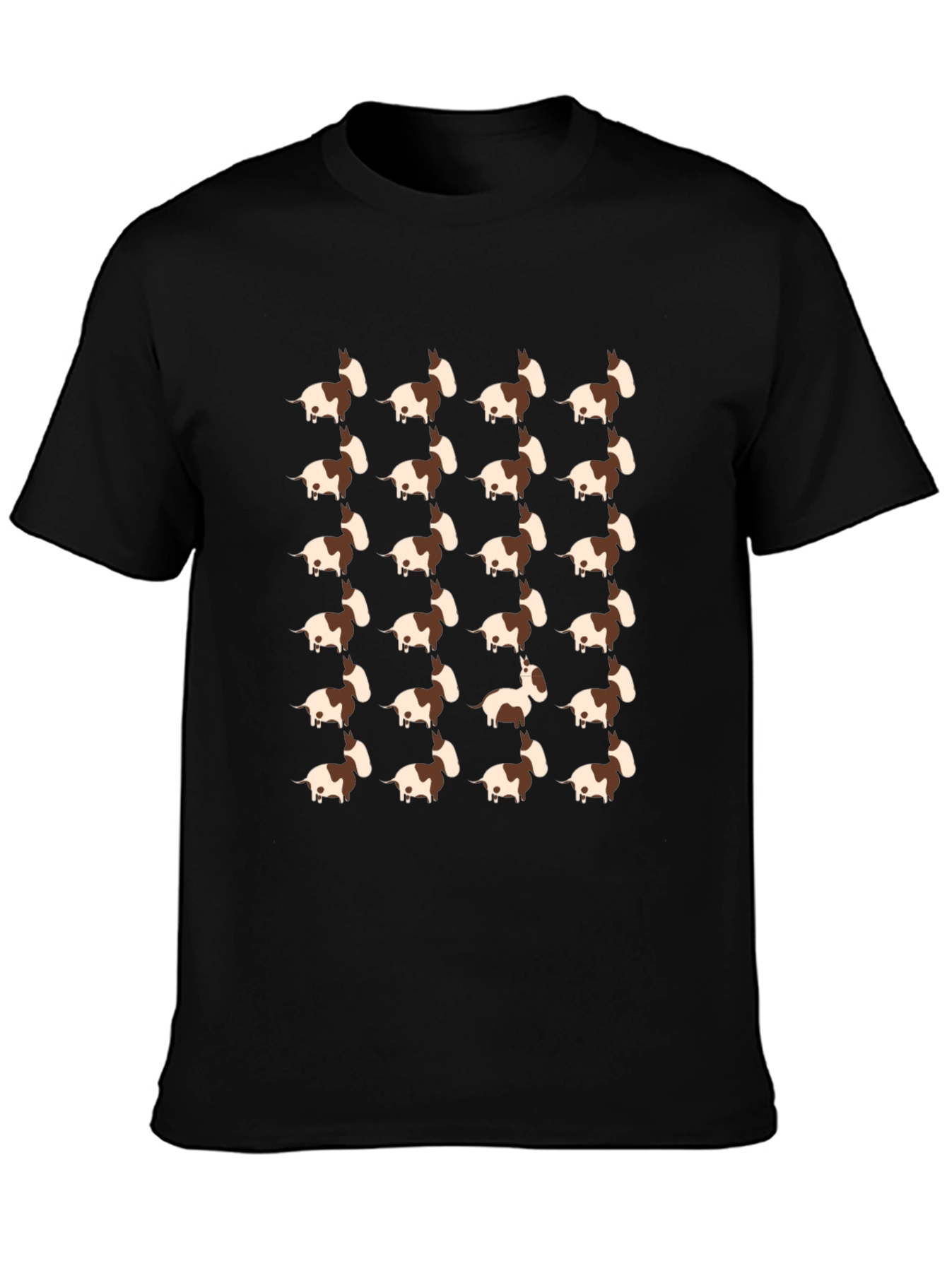 Dachshund Dog Pattern T-Shirt