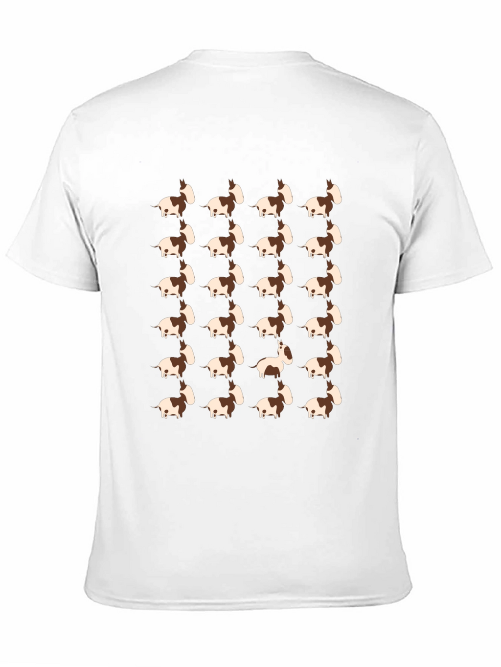 Dachshund Dog Pattern T-Shirt