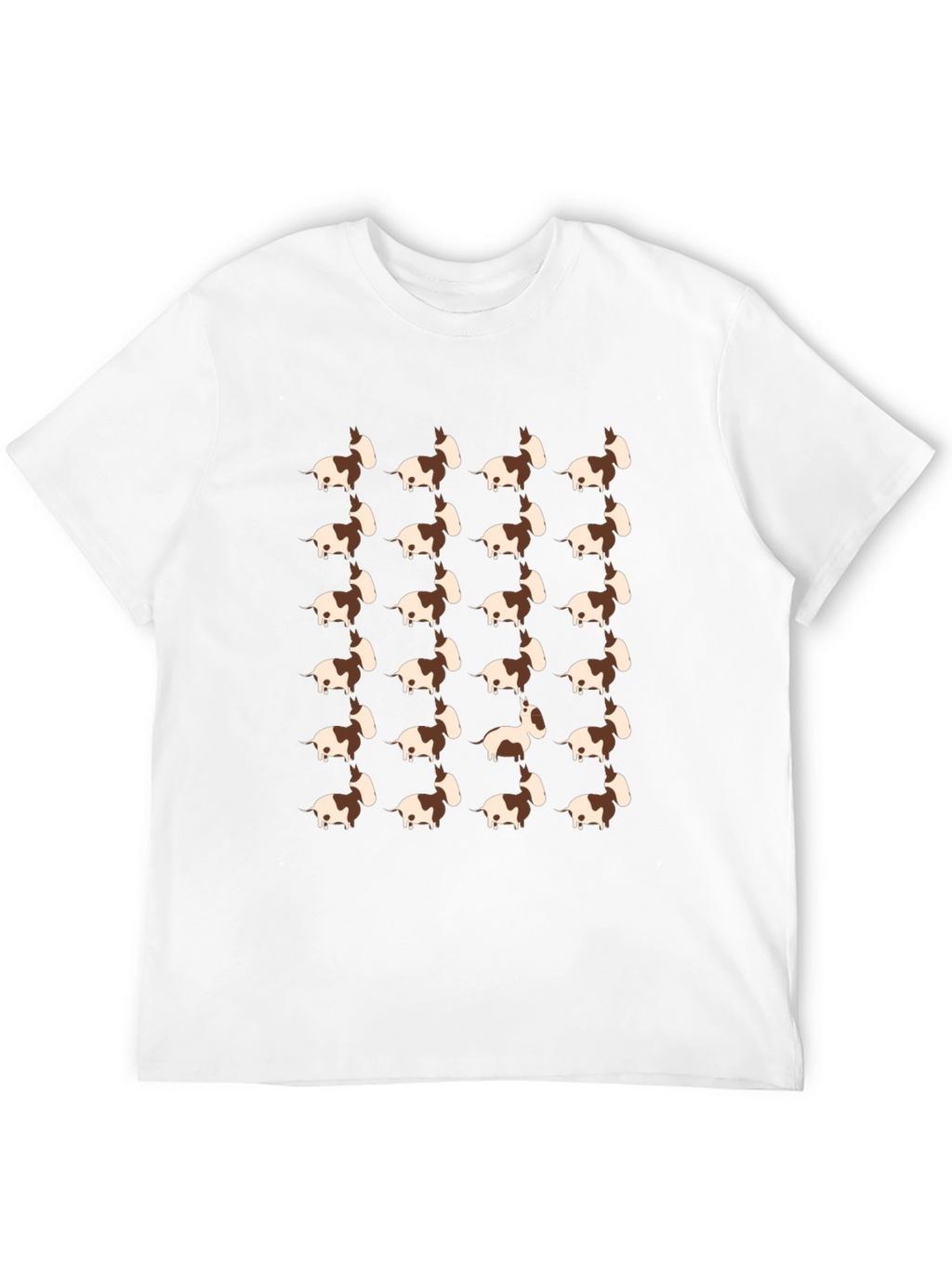 Dachshund Dog Pattern T-Shirt